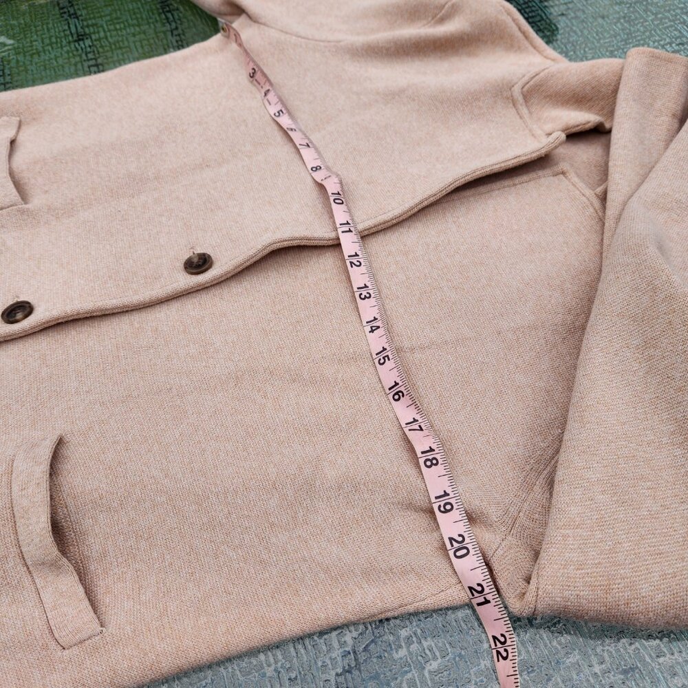 J Crew Mercantile Tan Schoolboy Sweater, Size L - Picture 7 of 7